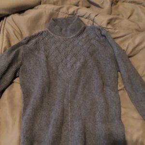 Gray detail sweater